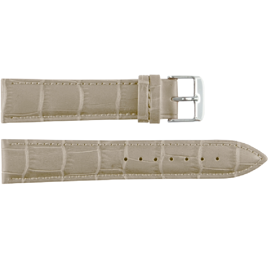 Horlogeband Leer Beige