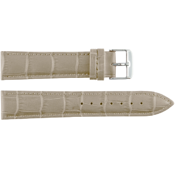 Horlogeband Leer Beige