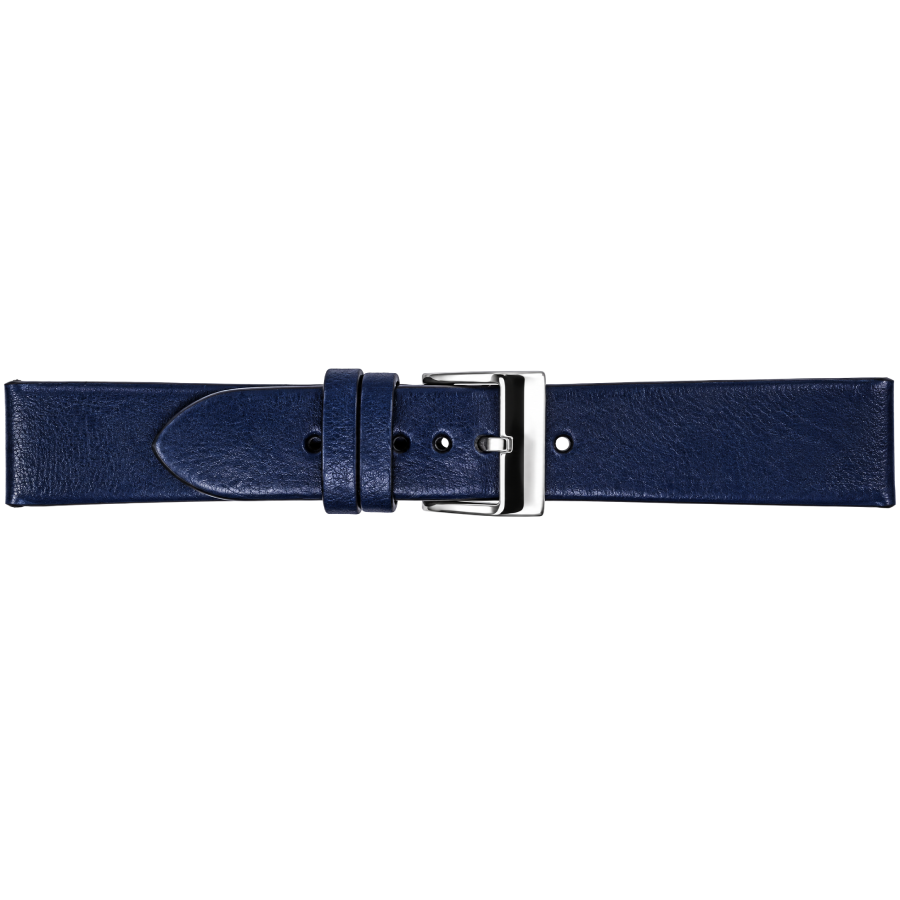 Horlogeband Leer Blauw