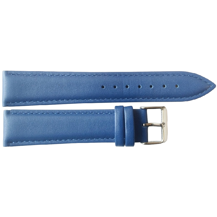 Horlogeband Leer Blauw