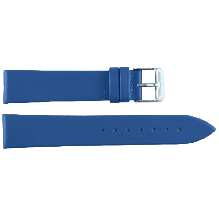 Horlogeband Leer Blauw