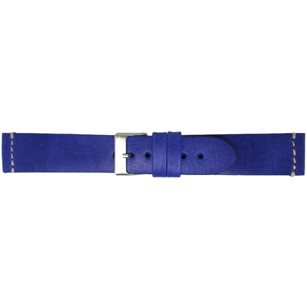 Horlogeband Leer Blauw