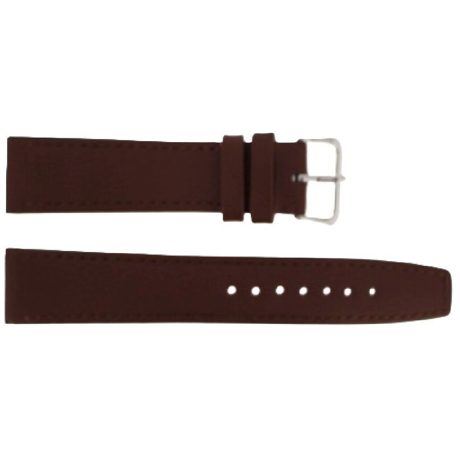 Horlogeband Leer Bordeauxrood