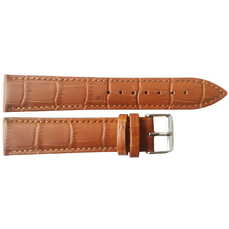 Horlogeband Leer Bruin
