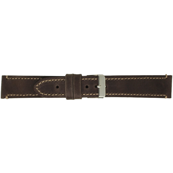 Horlogeband Leer Bruin
