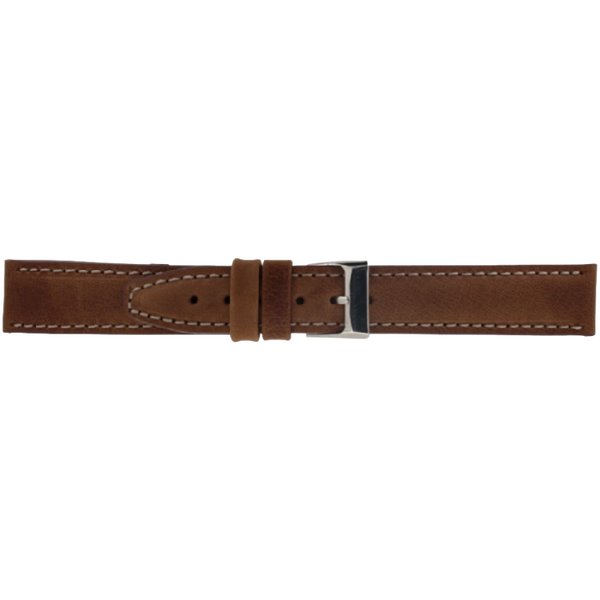 Horlogeband Leer Bruin
