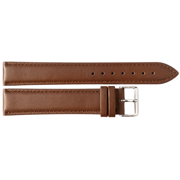 Horlogeband Leer Bruin XL