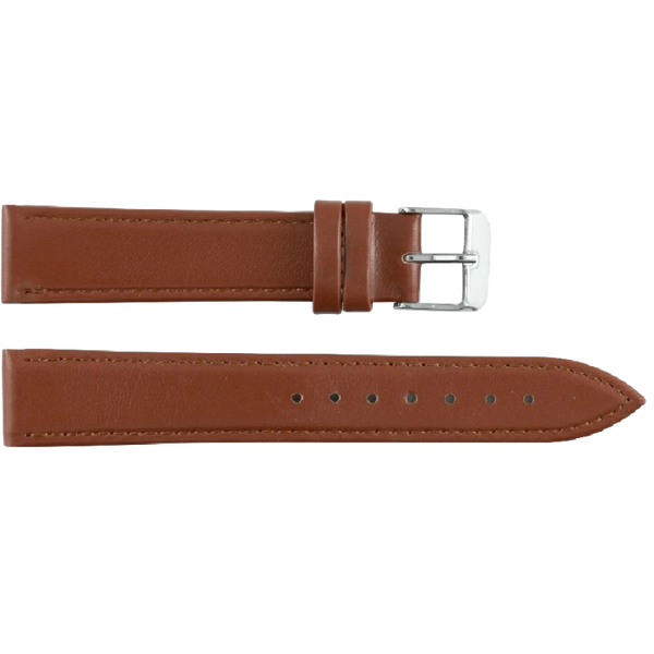 Horlogeband Leer Cognac 20mm