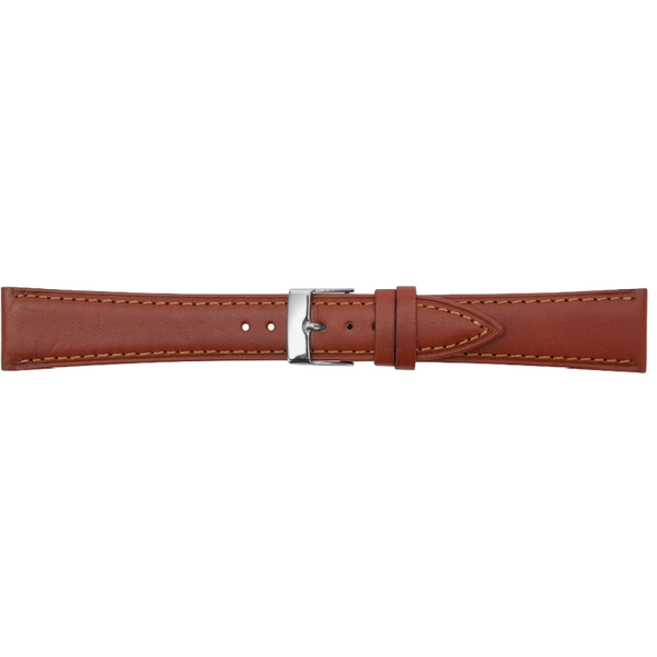 Horlogeband Leer Cognac XL