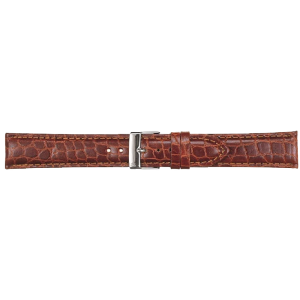 Horlogeband Leer Cognac XL