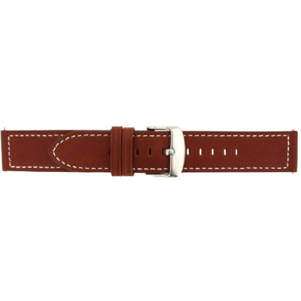 Horlogeband Leer Cognacbruin