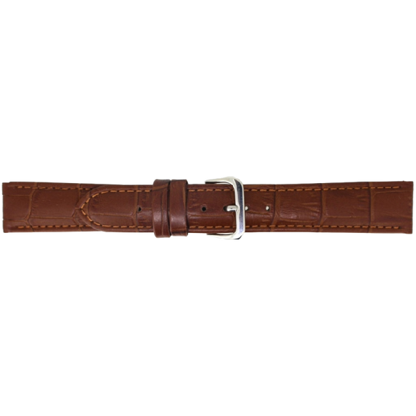 Horlogeband Leer Cognacbruin