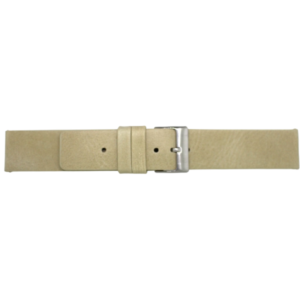 Horlogeband Leer Crème