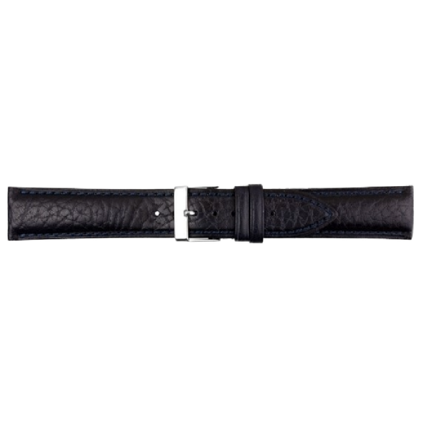 Horlogeband Leer Donkerblauw
