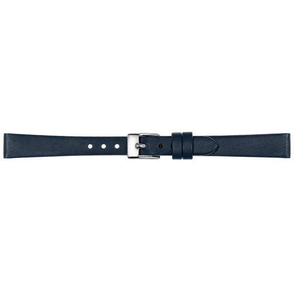 Horlogeband Leer Donkerblauw