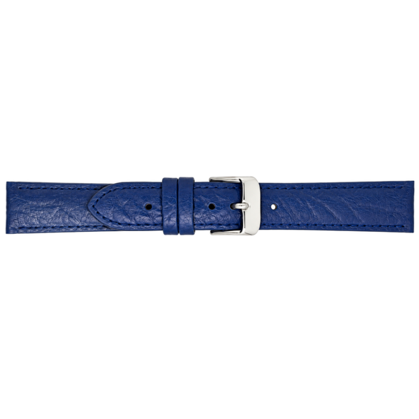 Horlogeband Leer Donkerblauw