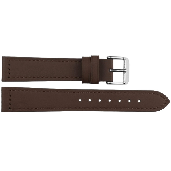 Horlogeband Leer Donkerbruin