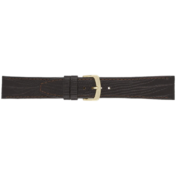 Horlogeband Leer Donkerbruin