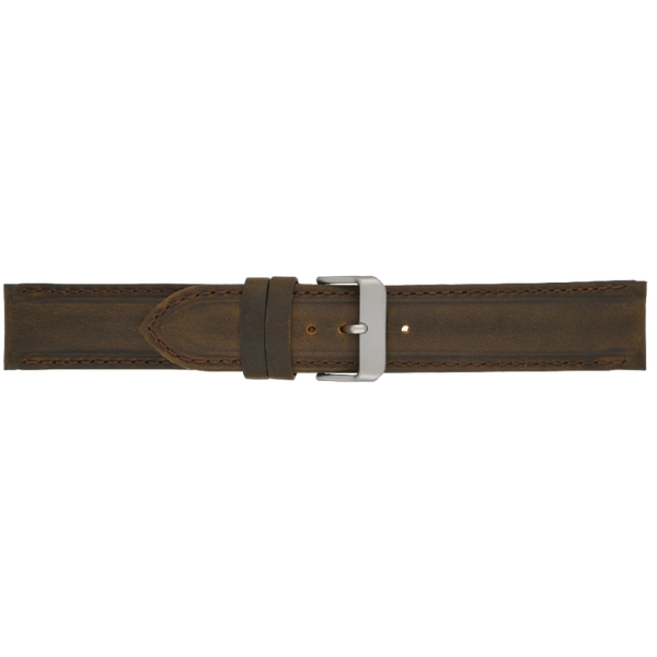 Horlogeband Leer Donkerbruin
