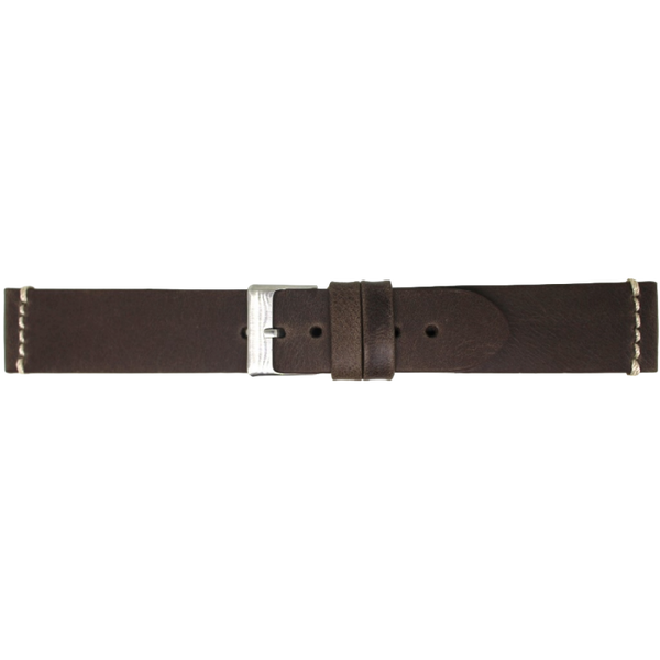 Horlogeband Leer Donkerbruin