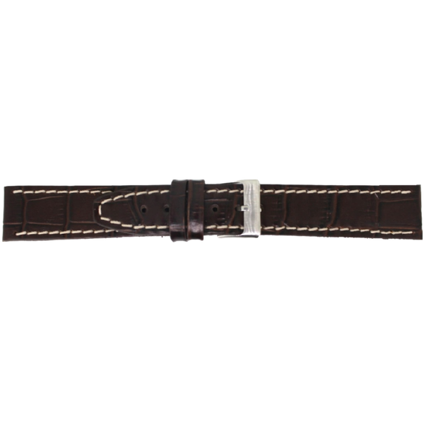 Horlogeband Leer Donkerbruin