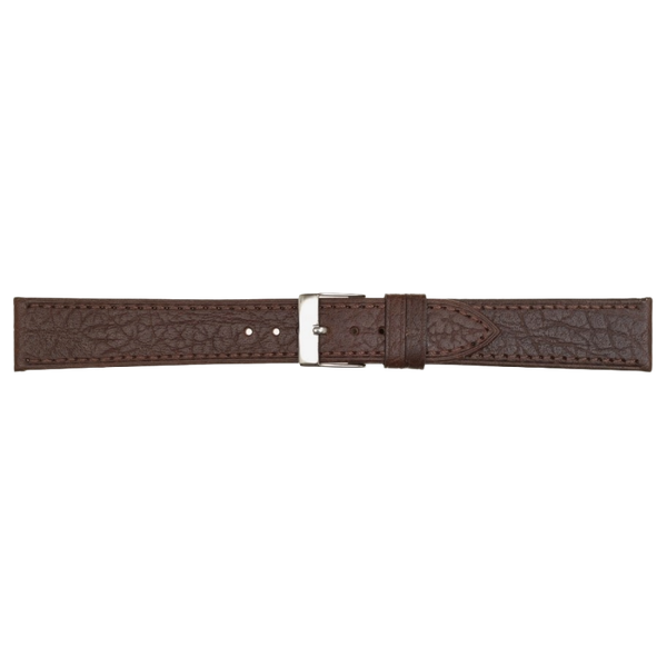 Horlogeband Leer Donkerbruin XL