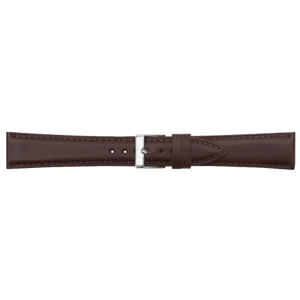 Horlogeband Leer Donkerbruin XL