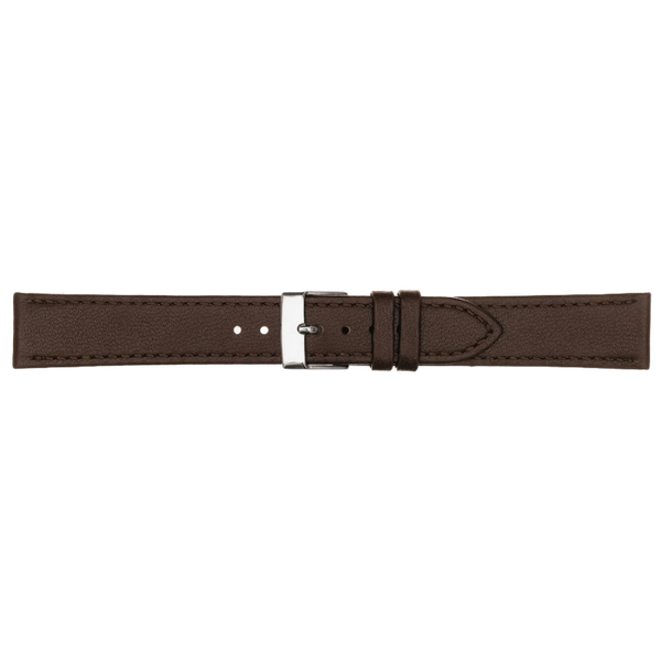 Horlogeband Leer Donkerbruin XL