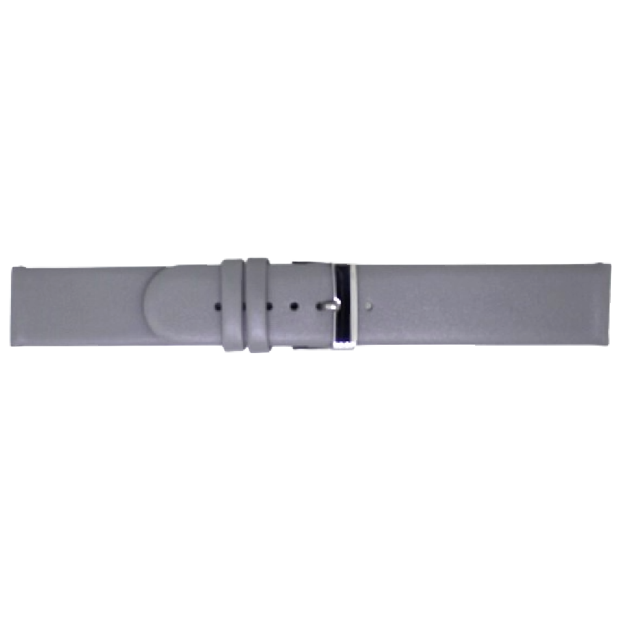 Horlogeband Leer Grijs