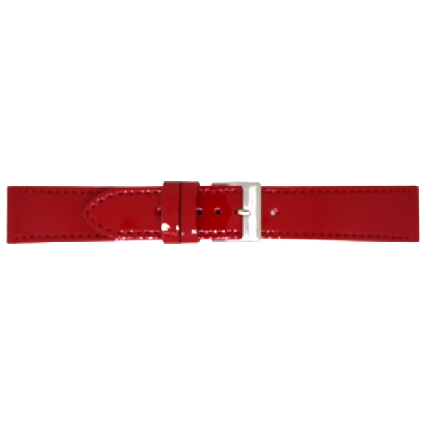 Horlogeband Leer Donkerrood