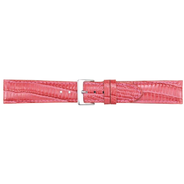 Horlogeband Leer Fuchsia