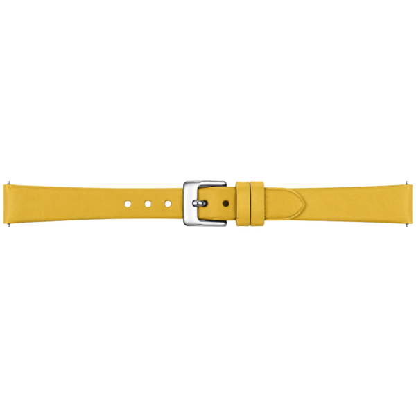 Horlogeband Leer Geel