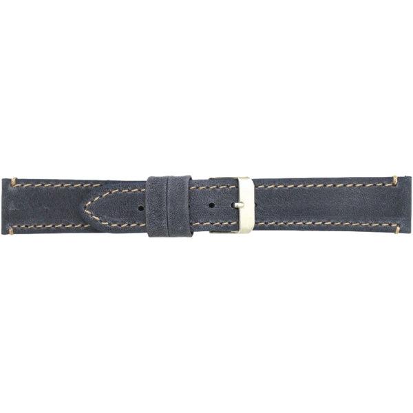 Horlogeband Leer Grijs