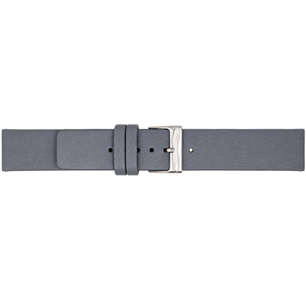 Horlogeband Leer Grijs