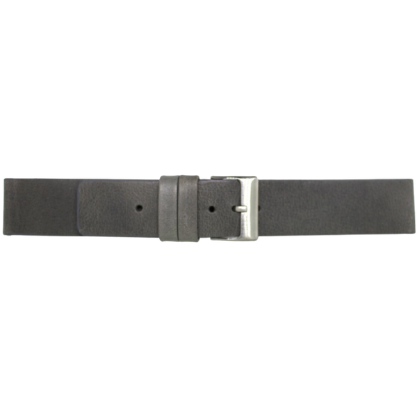 Horlogeband Leer Grijs