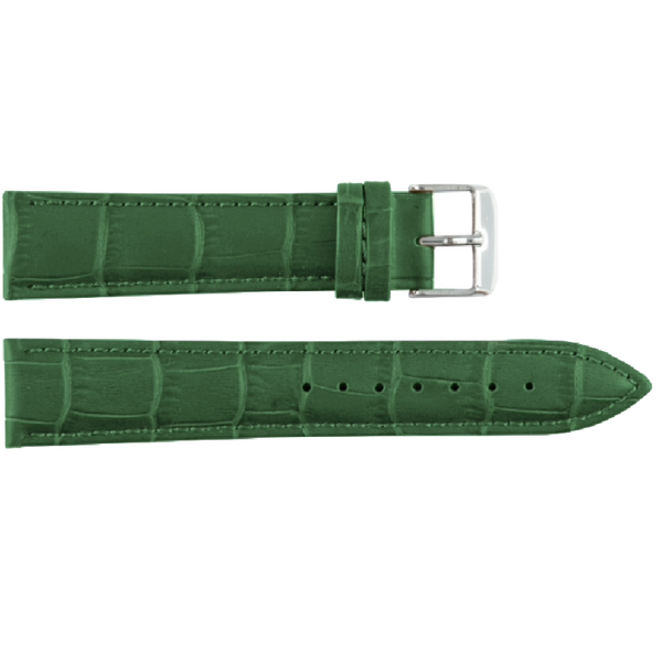 Horlogeband Leer Groen