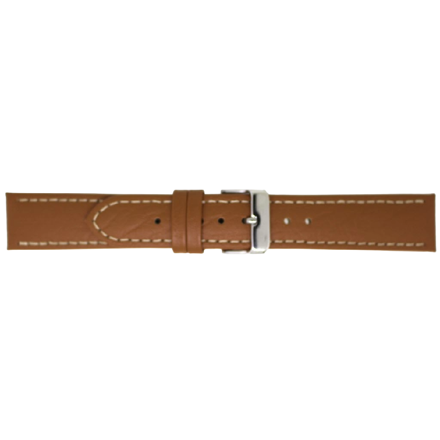 Horlogeband Leer Lichtbruin