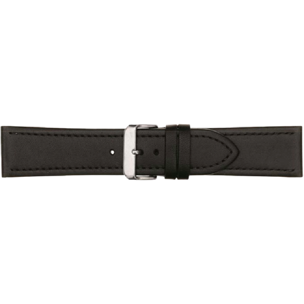 Horlogeband Leer Zwart