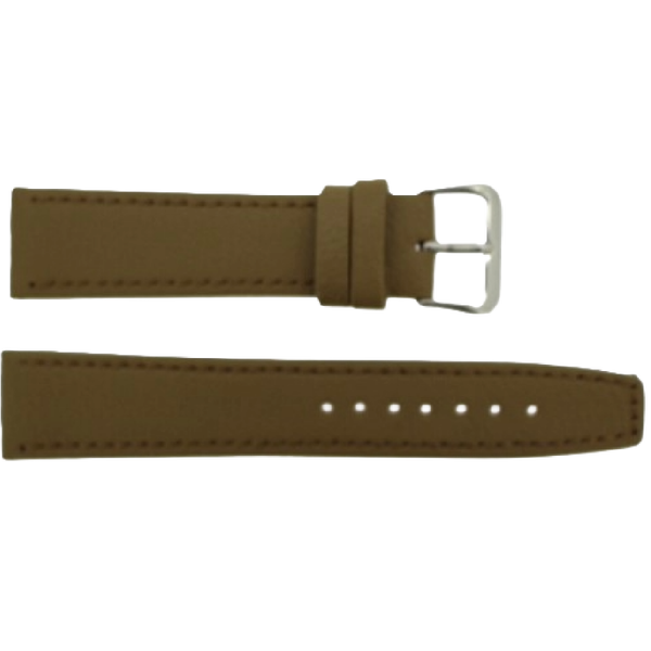Horlogeband Leer Olijfgroen
