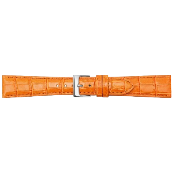 Horlogeband Leer Oranje