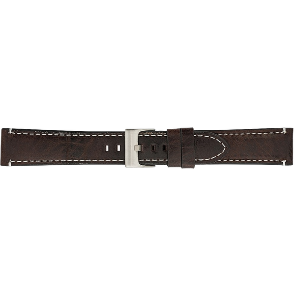 Horlogeband Leer Premium Donkerbruin