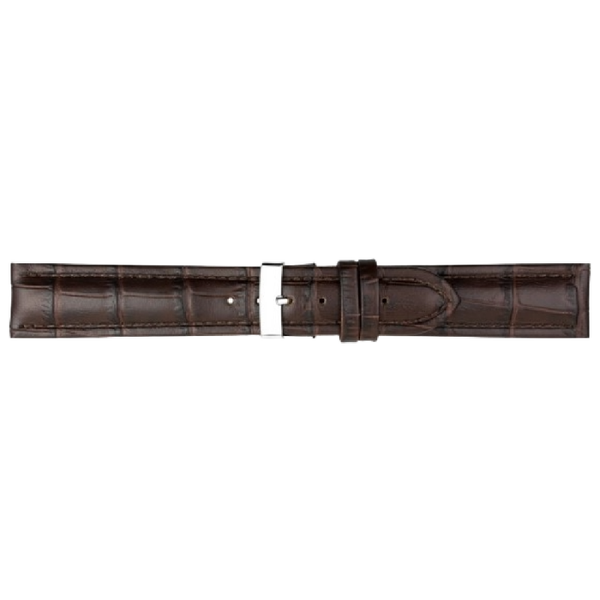 Horlogeband Leer Premium Donkerbruin