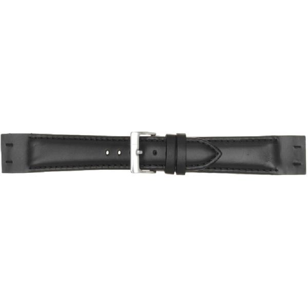 Horlogeband Leer Premium Zwart