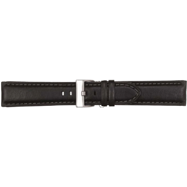 Horlogeband Leer Premium Zwart