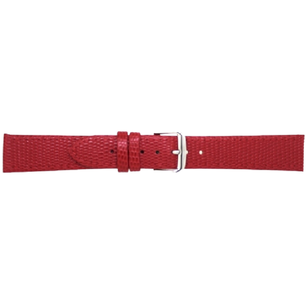 Horlogeband Leer Rood