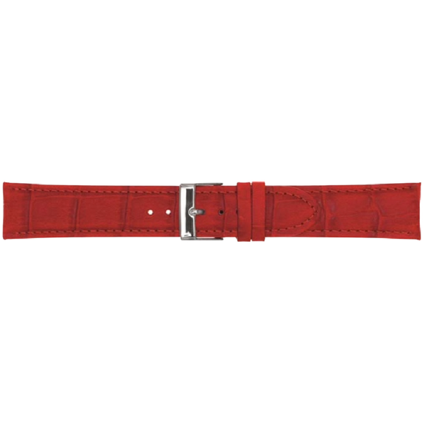 Horlogeband Leer Rood