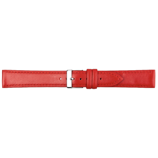 Horlogeband Leer Rood