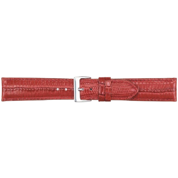Horlogeband Leer Rood
