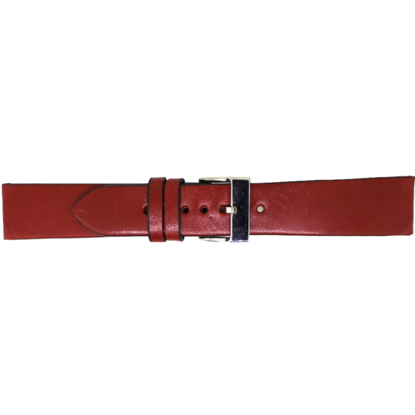 Horlogeband Leer Rood