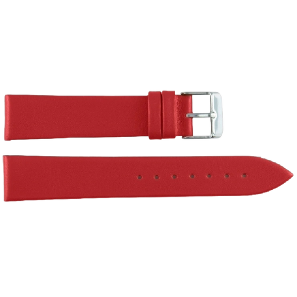 Horlogeband Leer Rood